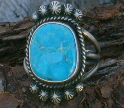  Native American Ring Navajo - sz 6 1/2